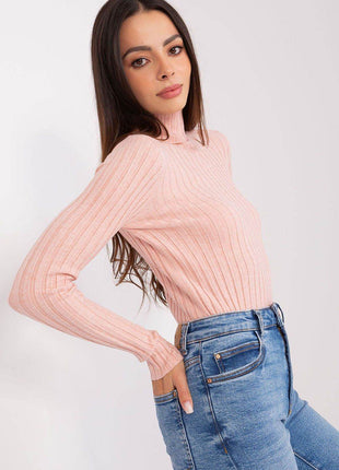 Ribbed Viscose Turtleneck Sweater - MimiStylez