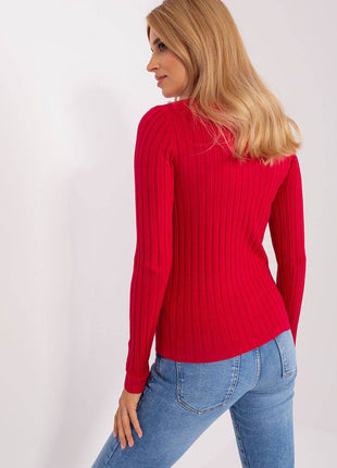 Ribbed Viscose Turtleneck Sweater - MimiStylez