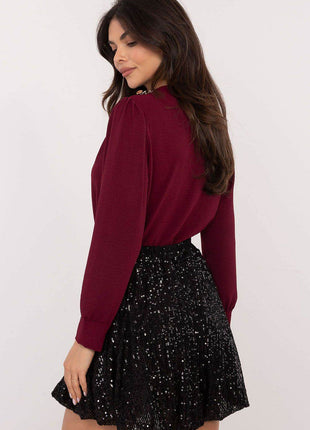 Glamorous Sequin Mini Skirt with Bomb Shape - MimiStylez