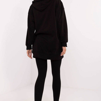 Women's Cotton Hoodie & Leggings Set – Sweatshirt & Ribbed High-Waist Bottoms - MimiStylez
