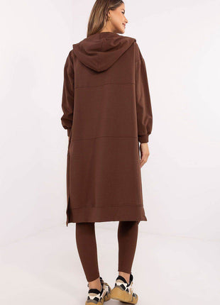 3-Piece Cotton Ribbed Set – Zip Hoodie, Fitted Top & High-Waisted Leggings - MimiStylez