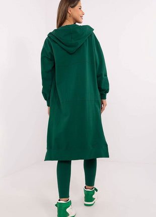 3-Piece Cotton Ribbed Set – Zip Hoodie, Fitted Top & High-Waisted Leggings - MimiStylez