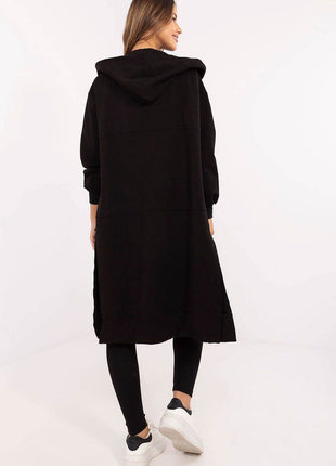 3-Piece Cotton Ribbed Set – Zip Hoodie, Fitted Top & High-Waisted Leggings - MimiStylez