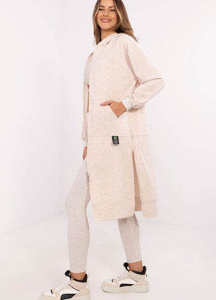 3-Piece Cotton Ribbed Set – Zip Hoodie, Fitted Top & High-Waisted Leggings - MimiStylez