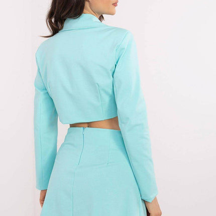Elegant Short Pleated Skirt with Hidden Zipper - MimiStylez