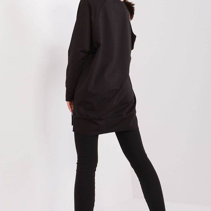 Two-Piece Cotton Set with Printed Sweatshirt & Textured Bottoms - MimiStylez