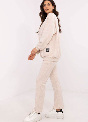 Cotton Two-Piece with Wrap Top & Relaxed Pant - MimiStylez