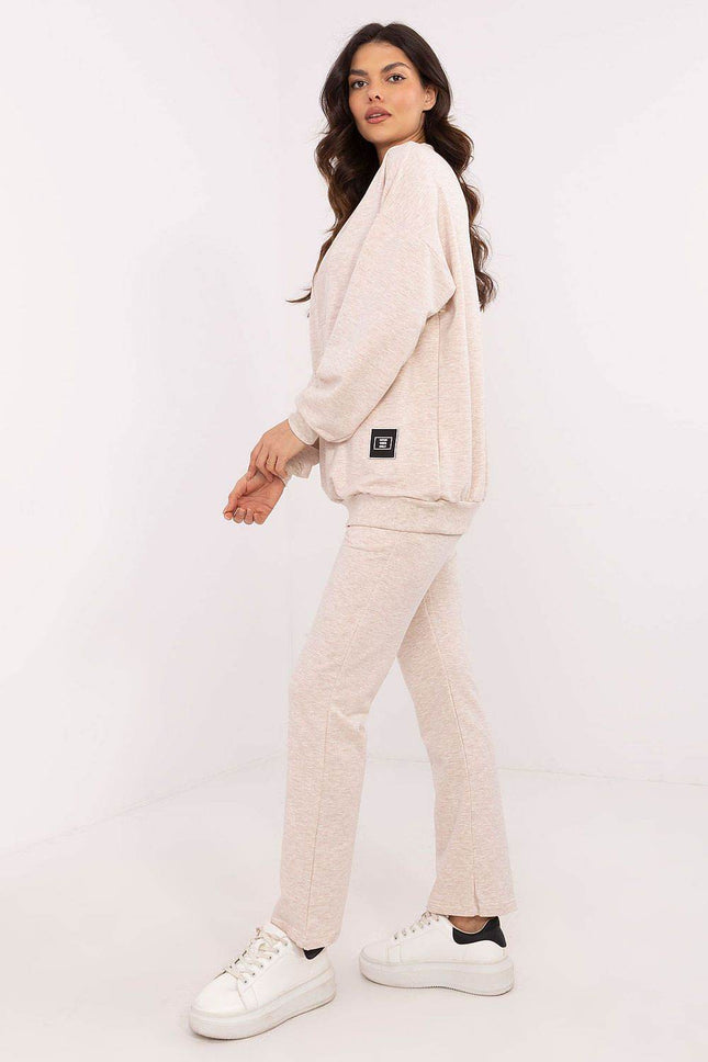 Cotton Two-Piece with Wrap Top & Relaxed Pant - MimiStylez