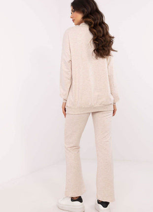 Cotton Two-Piece with Wrap Top & Relaxed Pant - MimiStylez