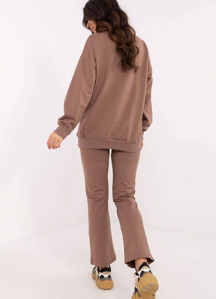 Cotton Two-Piece with Wrap Top & Relaxed Pant - MimiStylez