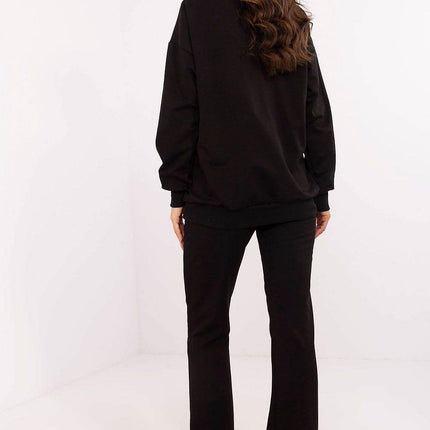 Cotton Two-Piece with Wrap Top & Relaxed Pant - MimiStylez