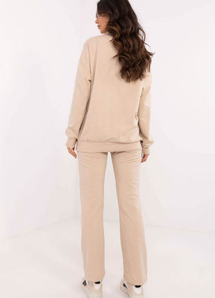 Cotton Two-Piece with Wrap Top & Relaxed Pant - MimiStylez