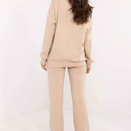 Cotton Two-Piece with Wrap Top & Relaxed Pant - MimiStylez