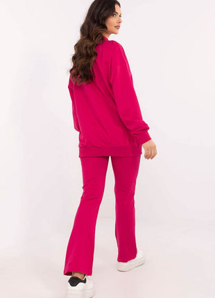 Cotton Two-Piece with Wrap Top & Relaxed Pant - MimiStylez