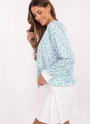 Casual Animal Print Long Sleeve Blouse — Lightweight, Comfortable Everyday Wear - MimiStylez