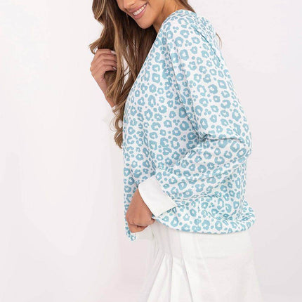 Casual Animal Print Long Sleeve Blouse — Lightweight, Comfortable Everyday Wear - MimiStylez