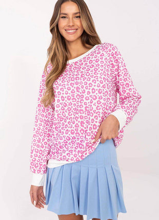 Casual Animal Print Long Sleeve Blouse — Lightweight, Comfortable Everyday Wear - MimiStylez