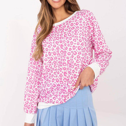 Casual Animal Print Long Sleeve Blouse — Lightweight, Comfortable Everyday Wear - MimiStylez
