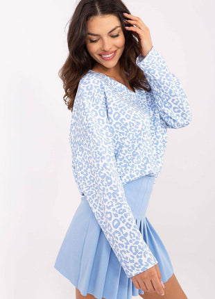 Fashionable Animal Print Blouse for Bold Comfort - MimiStylez