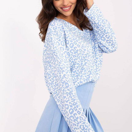 Fashionable Animal Print Blouse for Bold Comfort - MimiStylez