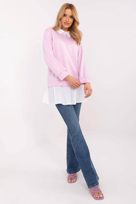 Stylish and Comfortable Blouse with Classic Collar - MimiStylez