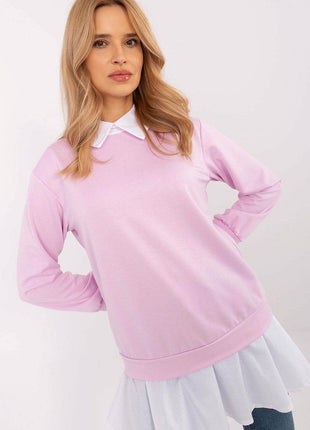Stylish and Comfortable Blouse with Classic Collar - MimiStylez