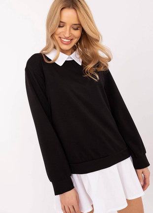 Stylish and Comfortable Blouse with Classic Collar - MimiStylez