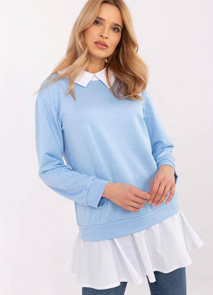 Stylish and Comfortable Blouse with Classic Collar - MimiStylez