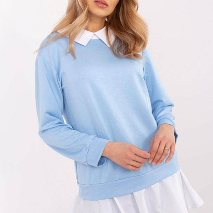 Stylish and Comfortable Blouse with Classic Collar - MimiStylez