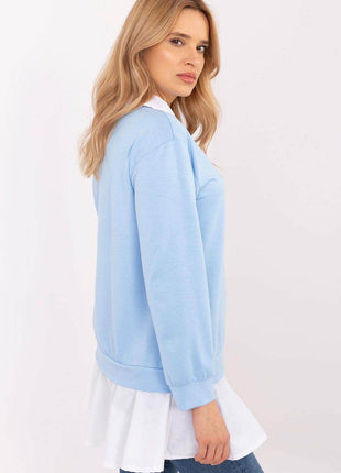 Stylish and Comfortable Blouse with Classic Collar - MimiStylez