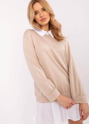 Stylish and Comfortable Blouse with Classic Collar - MimiStylez