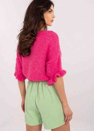 Elegant Wide-Leg Skirt Trousers – Feminine Pleat Detail - MimiStylez