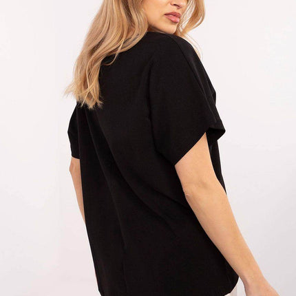 Oversized Cotton-Blend Blouse with Floral Print - MimiStylez