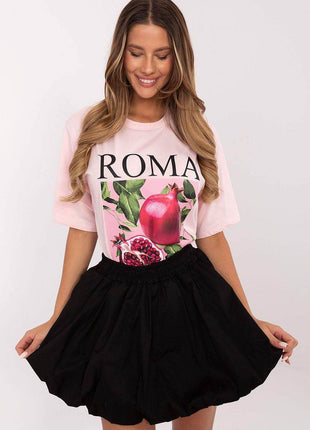 Casual Mini Skirt with Built-In Shorts and Elastic Waist - MimiStylez