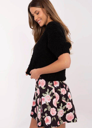 Women's Wide-Leg Dress Shorts – Floral Print & High Waist - MimiStylez