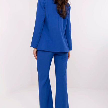 Women's Elegant Flared Pants – High Waist, Belted, with Slip Pockets - MimiStylez