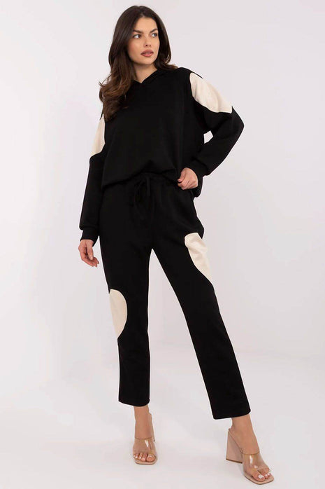 Casual Hoodie & High-Waist Joggers Set – Minimalist Design - MimiStylez