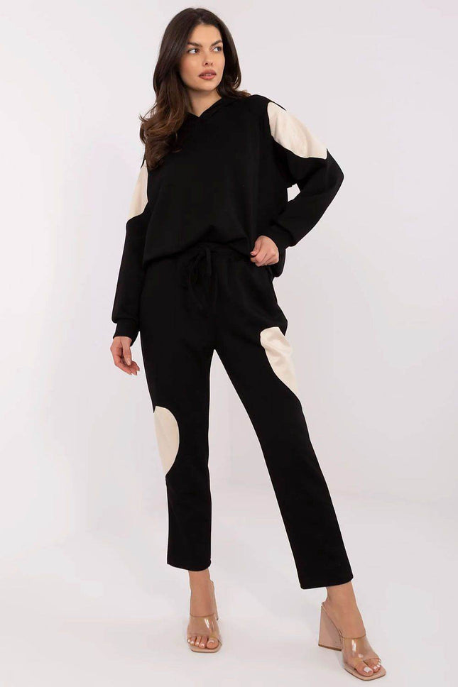 Casual Hoodie & High-Waist Joggers Set – Minimalist Design - MimiStylez