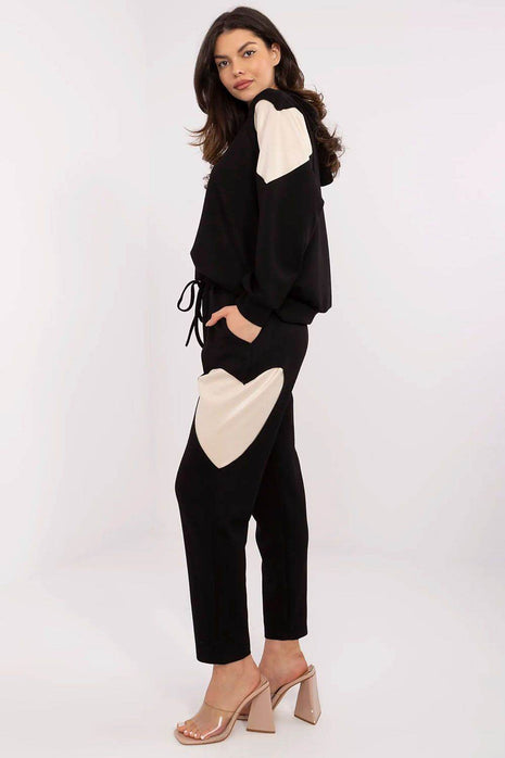 Casual Hoodie & High-Waist Joggers Set – Minimalist Design - MimiStylez