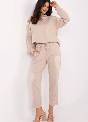 Casual Hoodie & High-Waist Joggers Set – Minimalist Design - MimiStylez