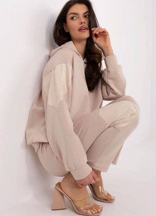 Casual Hoodie & High-Waist Joggers Set – Minimalist Design - MimiStylez