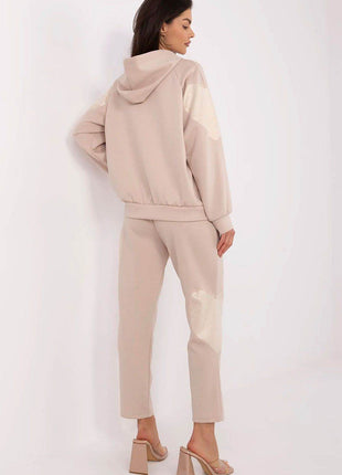 Casual Hoodie & High-Waist Joggers Set – Minimalist Design - MimiStylez