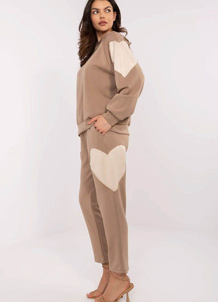 Casual Hoodie & High-Waist Joggers Set – Minimalist Design - MimiStylez