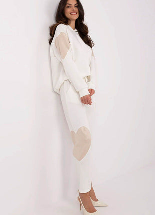 Casual Hoodie & High-Waist Joggers Set – Minimalist Design - MimiStylez