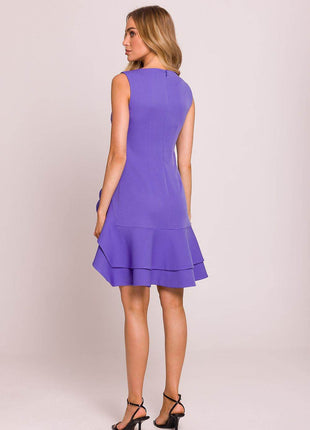 Sleeveless Flounce Midi Dress - MimiStylez