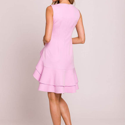 Sleeveless Flounce Midi Dress - MimiStylez