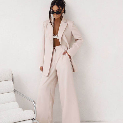 Women’s Suit – Tailored Jacket & Classic Pants for Elegant Comfort - MimiStylez
