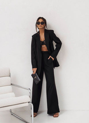 Women’s Suit – Tailored Jacket & Classic Pants for Elegant Comfort - MimiStylez