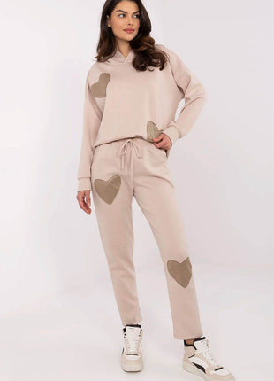 Cozy & Stylish Women's Tracksuit Set with Hoodie and High-Waist Pants - MimiStylez