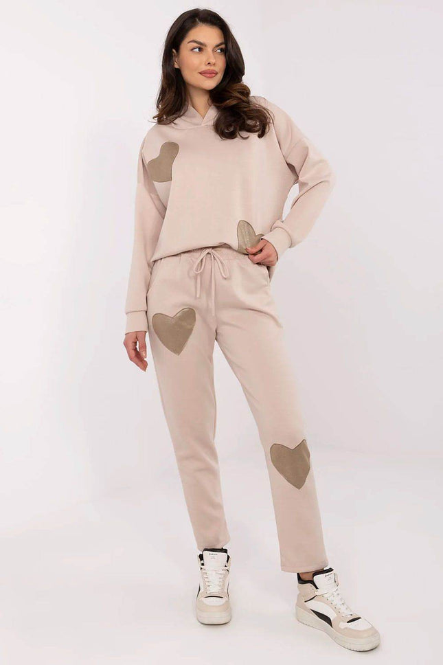 Cozy & Stylish Women's Tracksuit Set with Hoodie and High-Waist Pants - MimiStylez